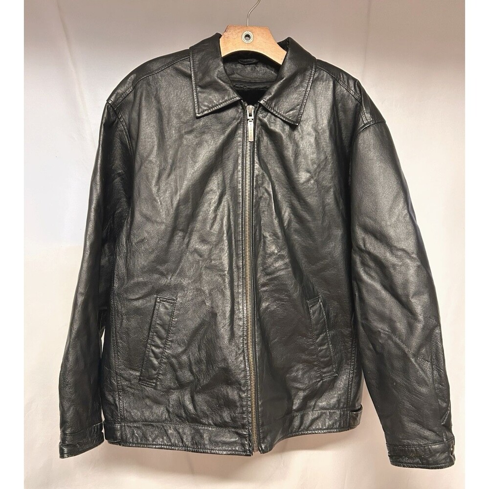 VTG 90s Winco New York Men's M Avant Garde Detachable Liner Leather Biker Jacket